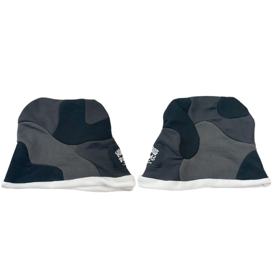 "3 Shades" Black Skull Cap