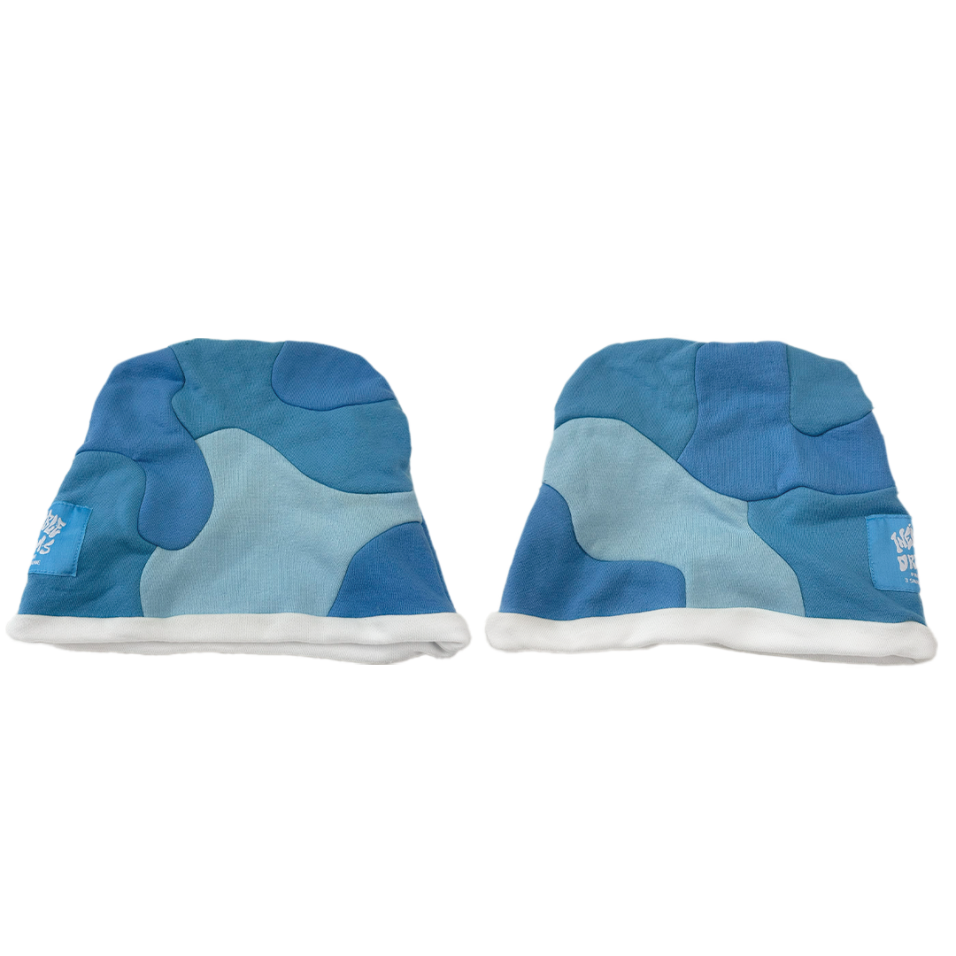 "3 Shades" Blue Skull Cap