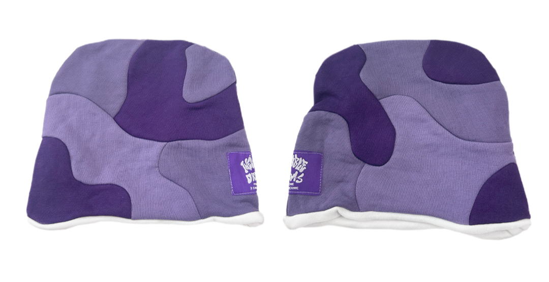 "3 Shades" Purple Skull Cap