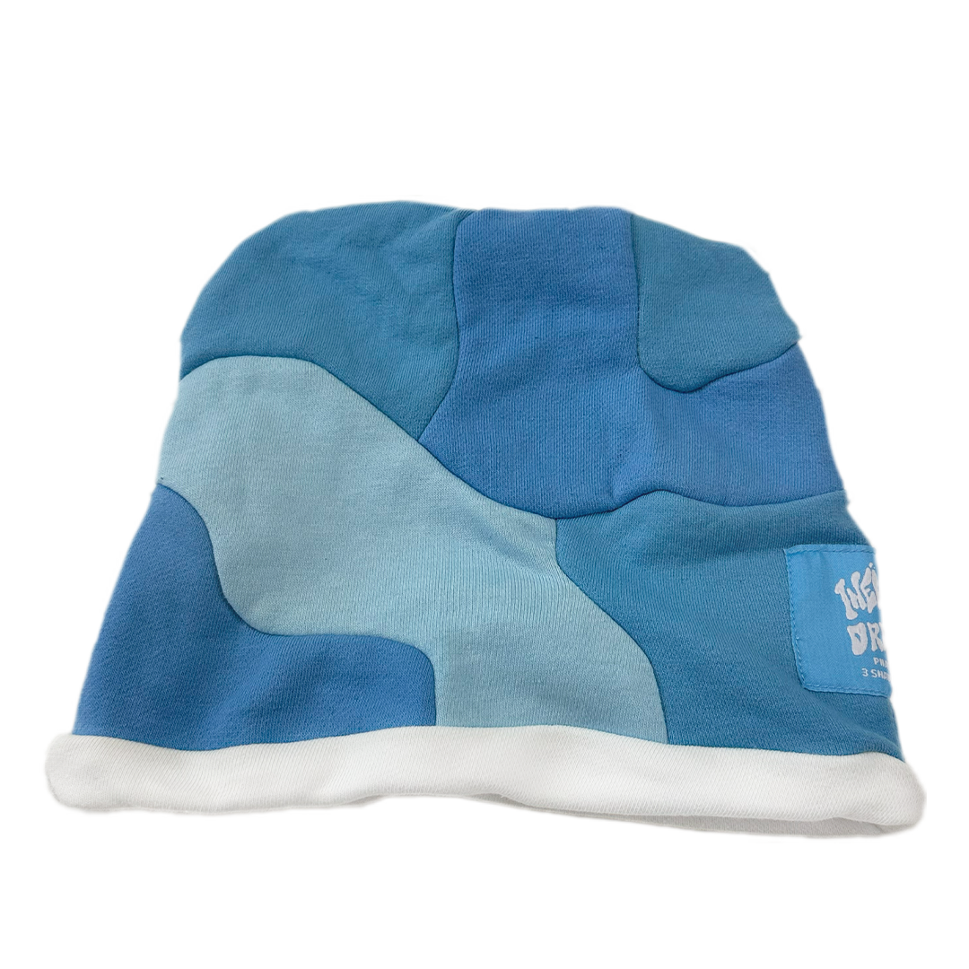 "3 Shades" Blue Skull Cap