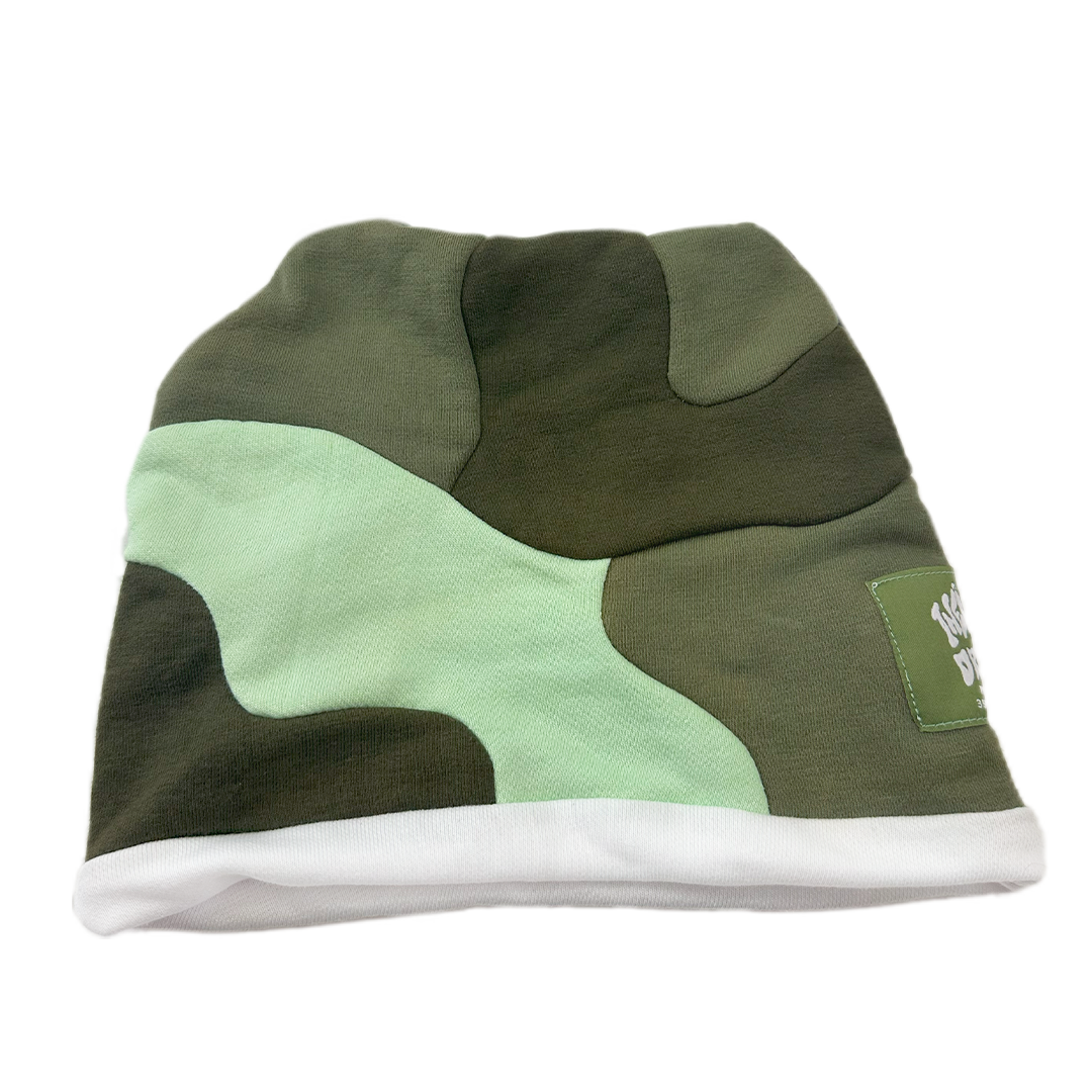 "3 Shades" Green Skull Cap