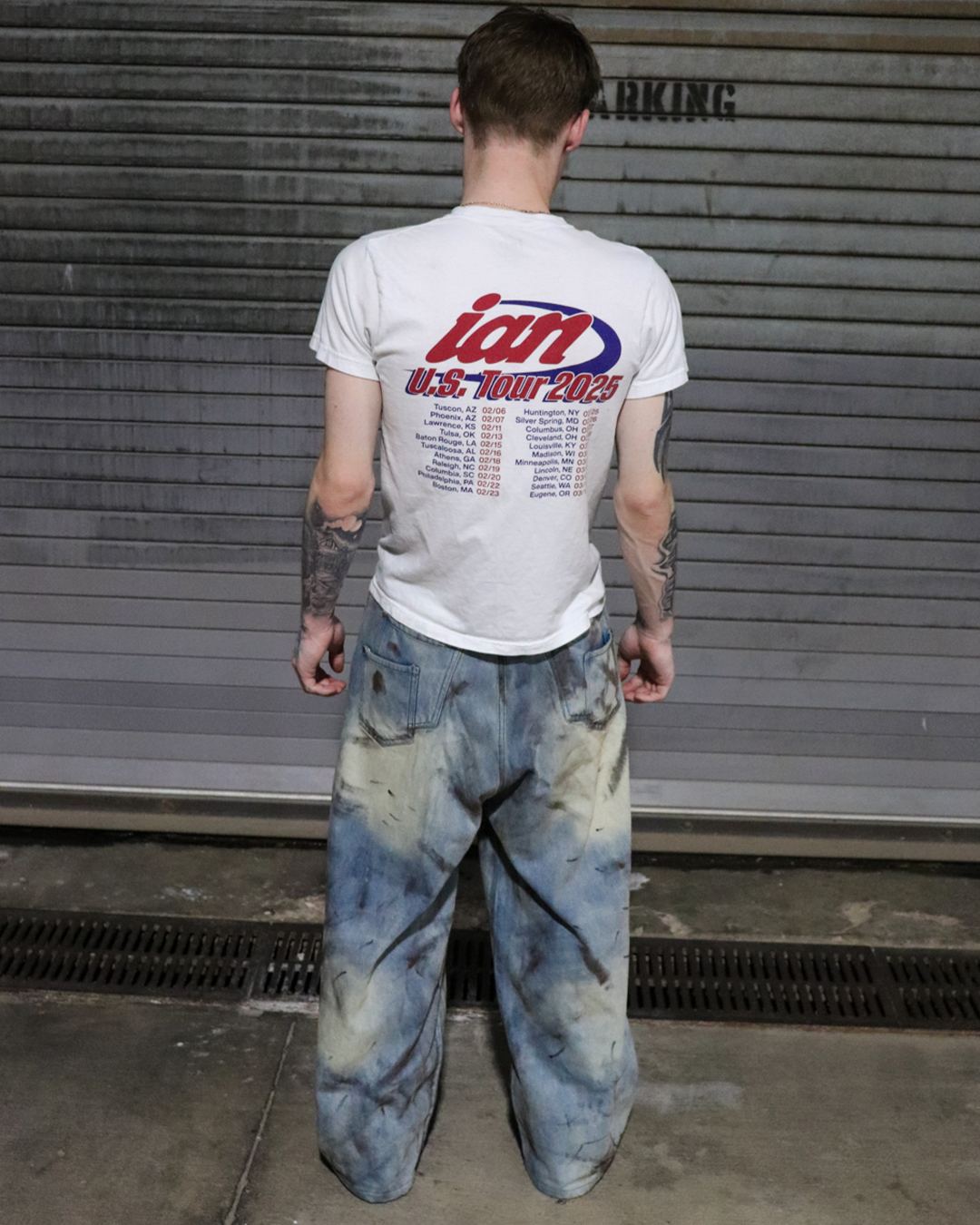 "Dirty Dreams" Baggy Blue Denim