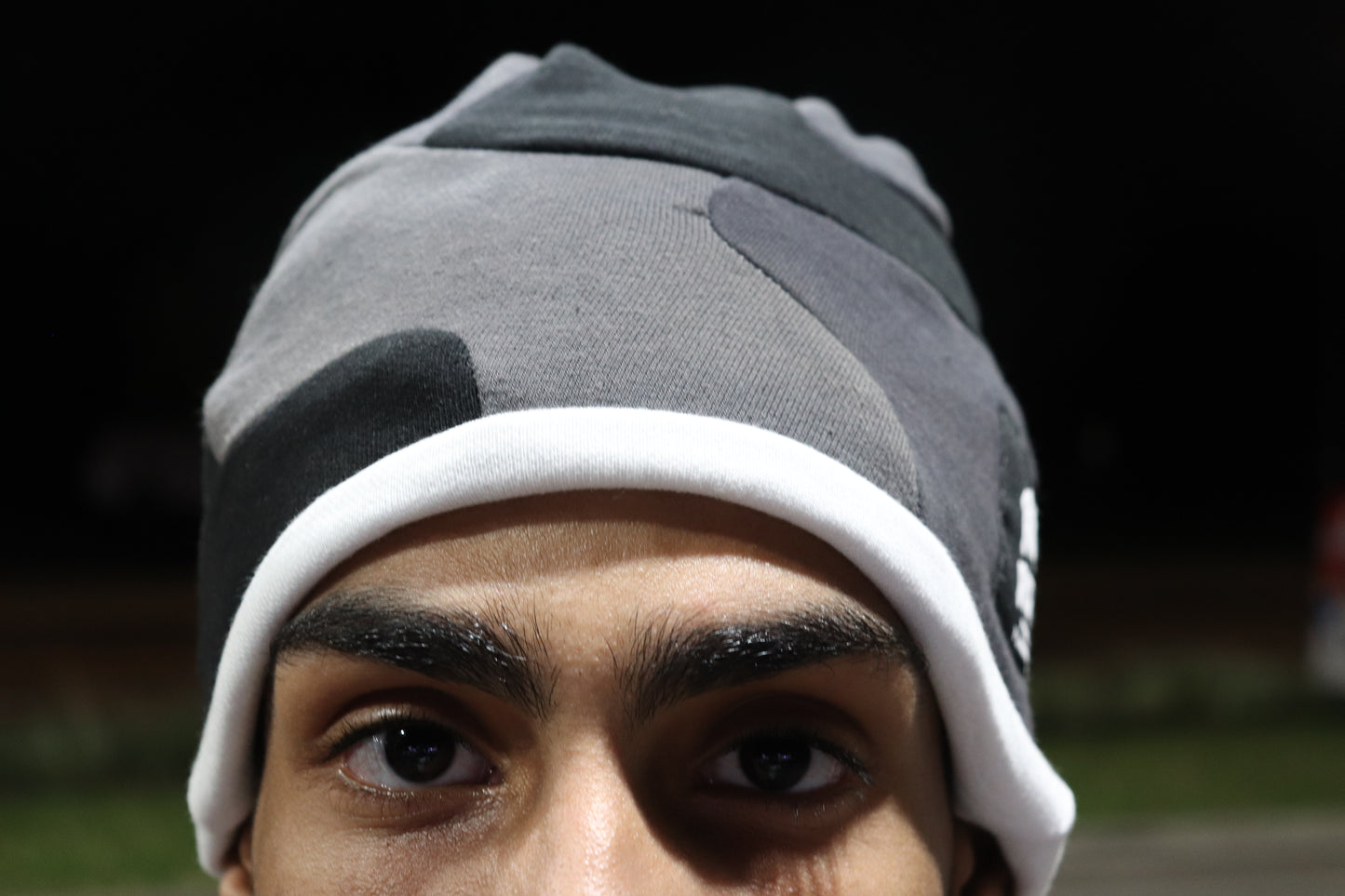"3 Shades" Black Skull Cap