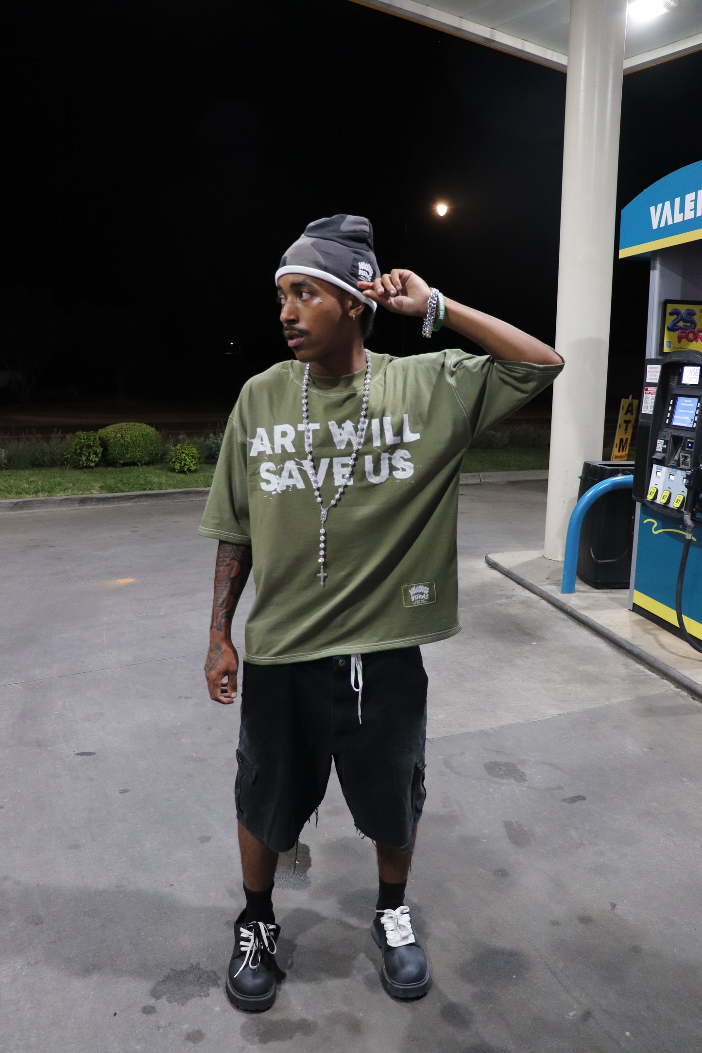 "Art Will Save Us" Green