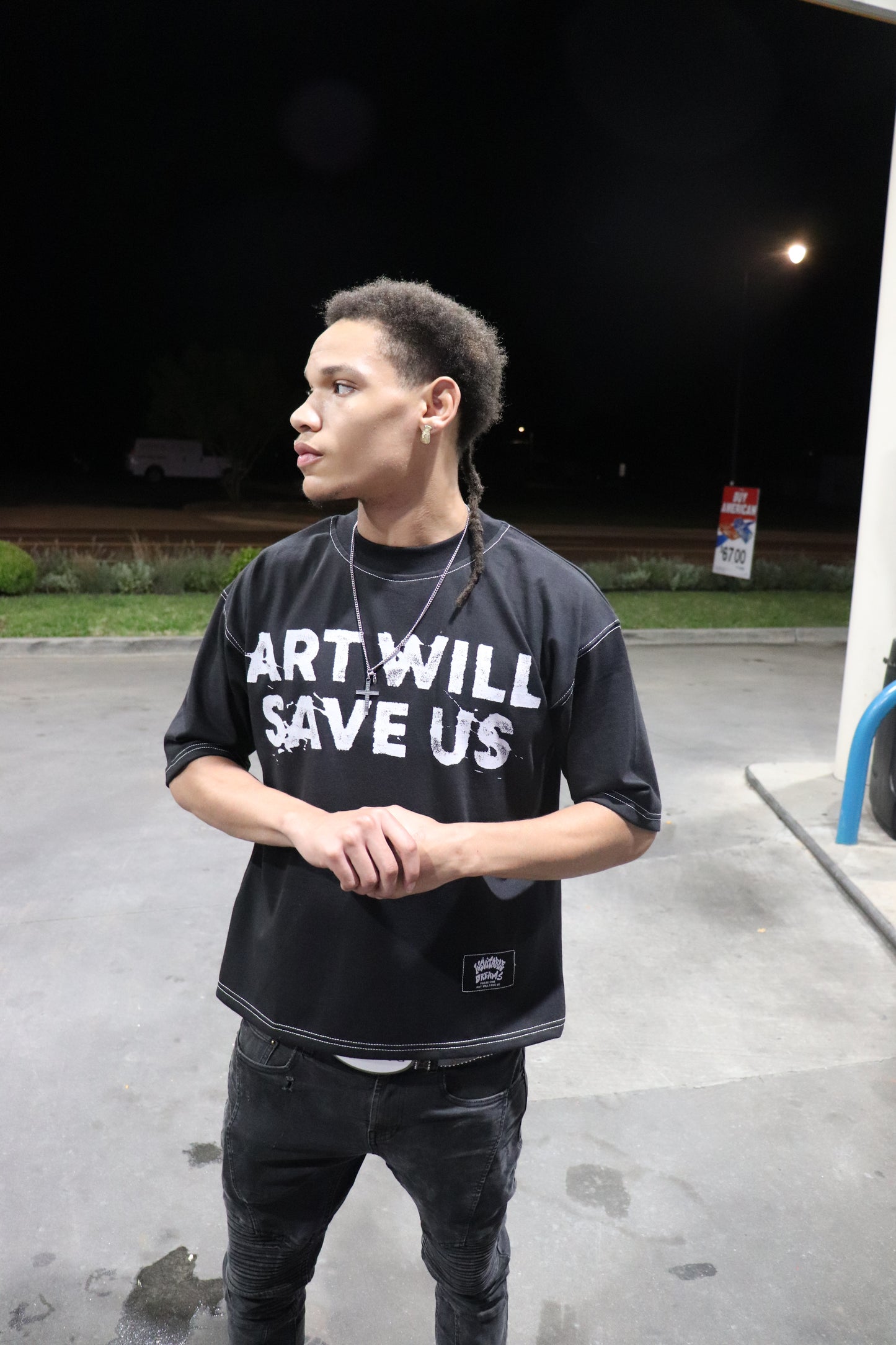 "Art Will Save Us" Black