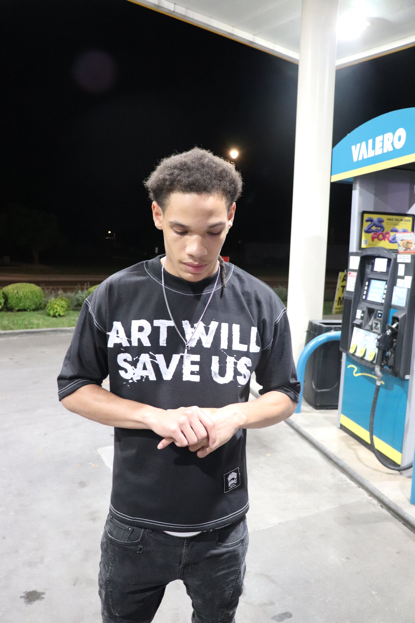 "Art Will Save Us" Black