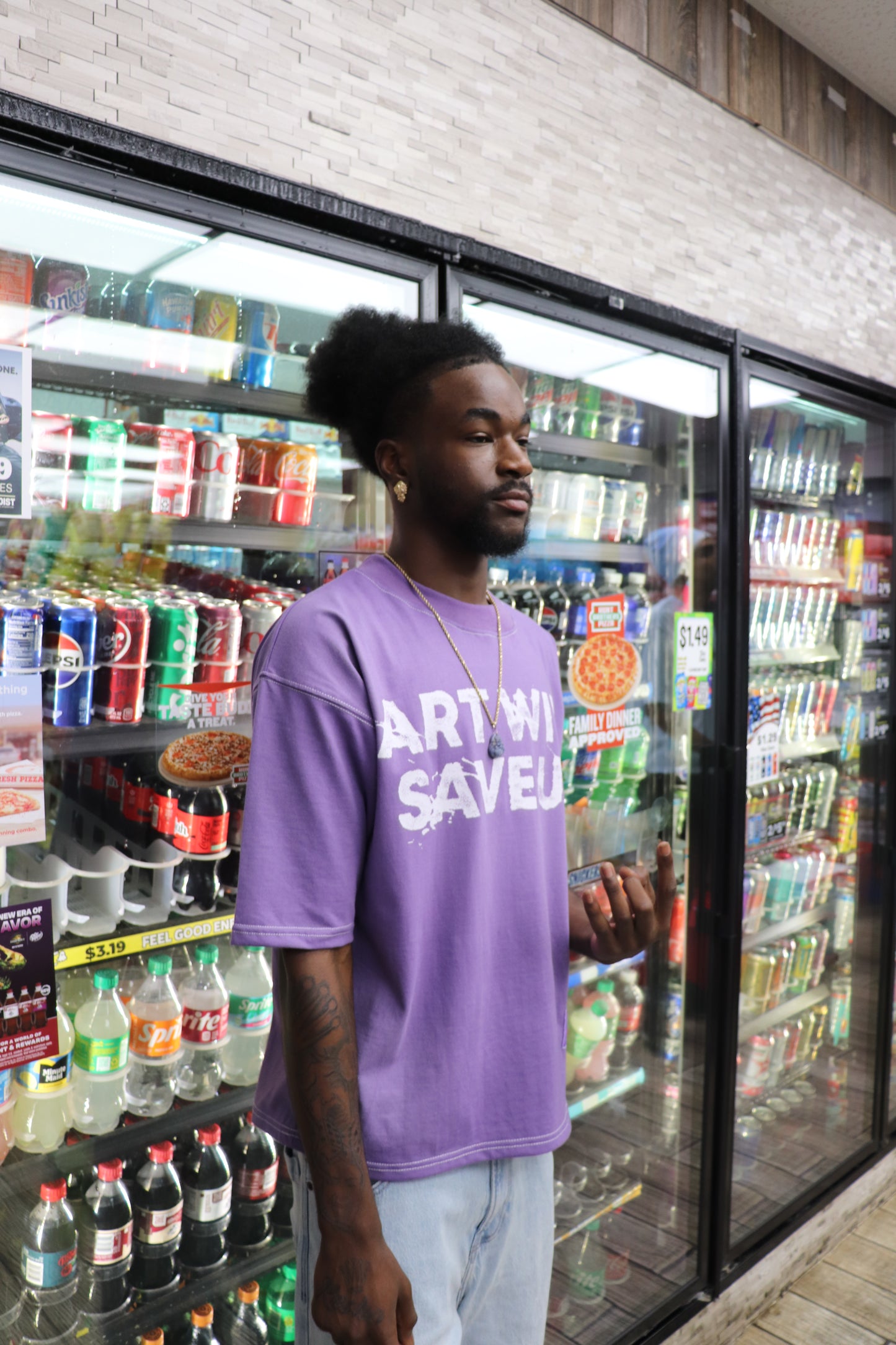 "Art Will Save Us" Purple