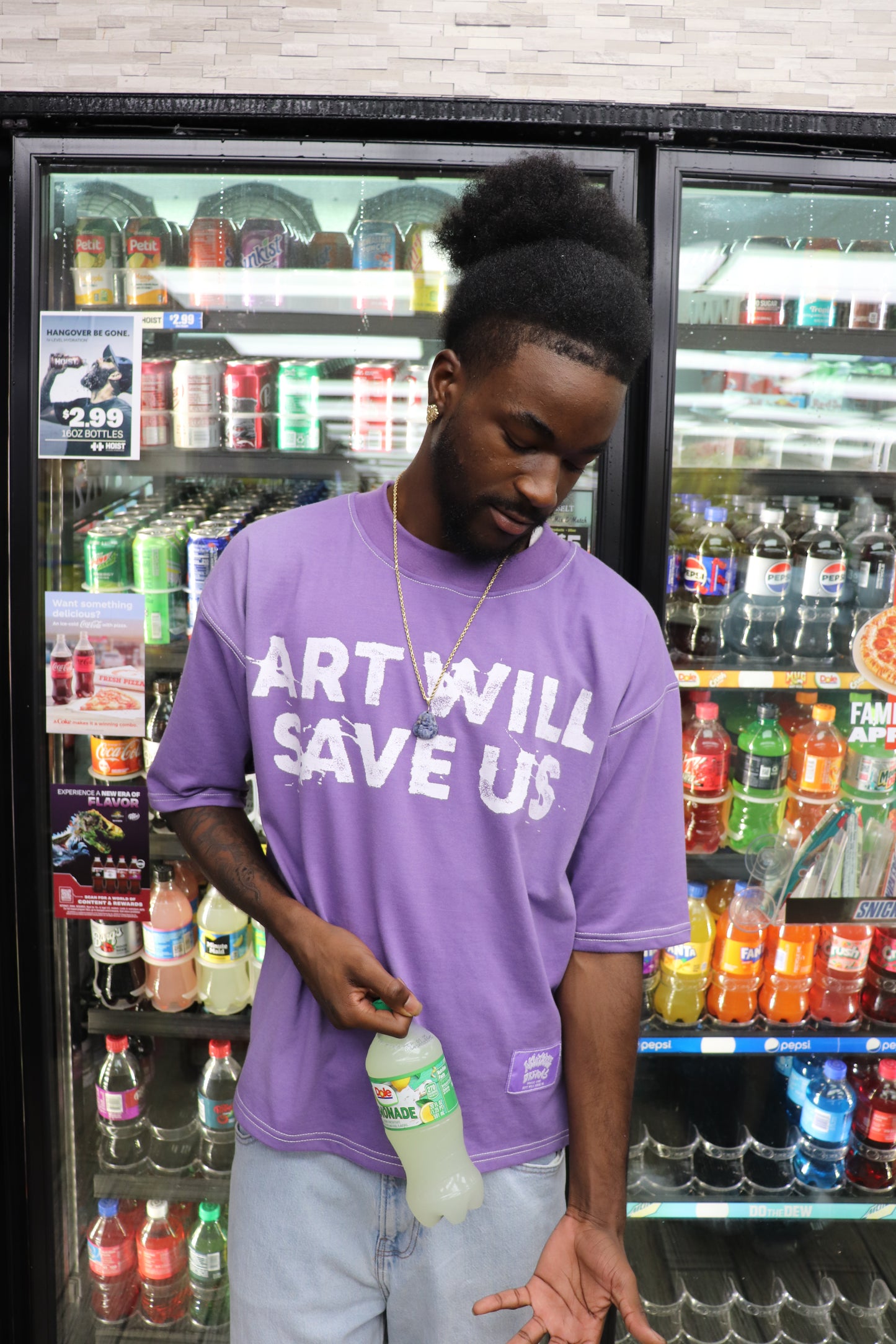 "Art Will Save Us" Purple