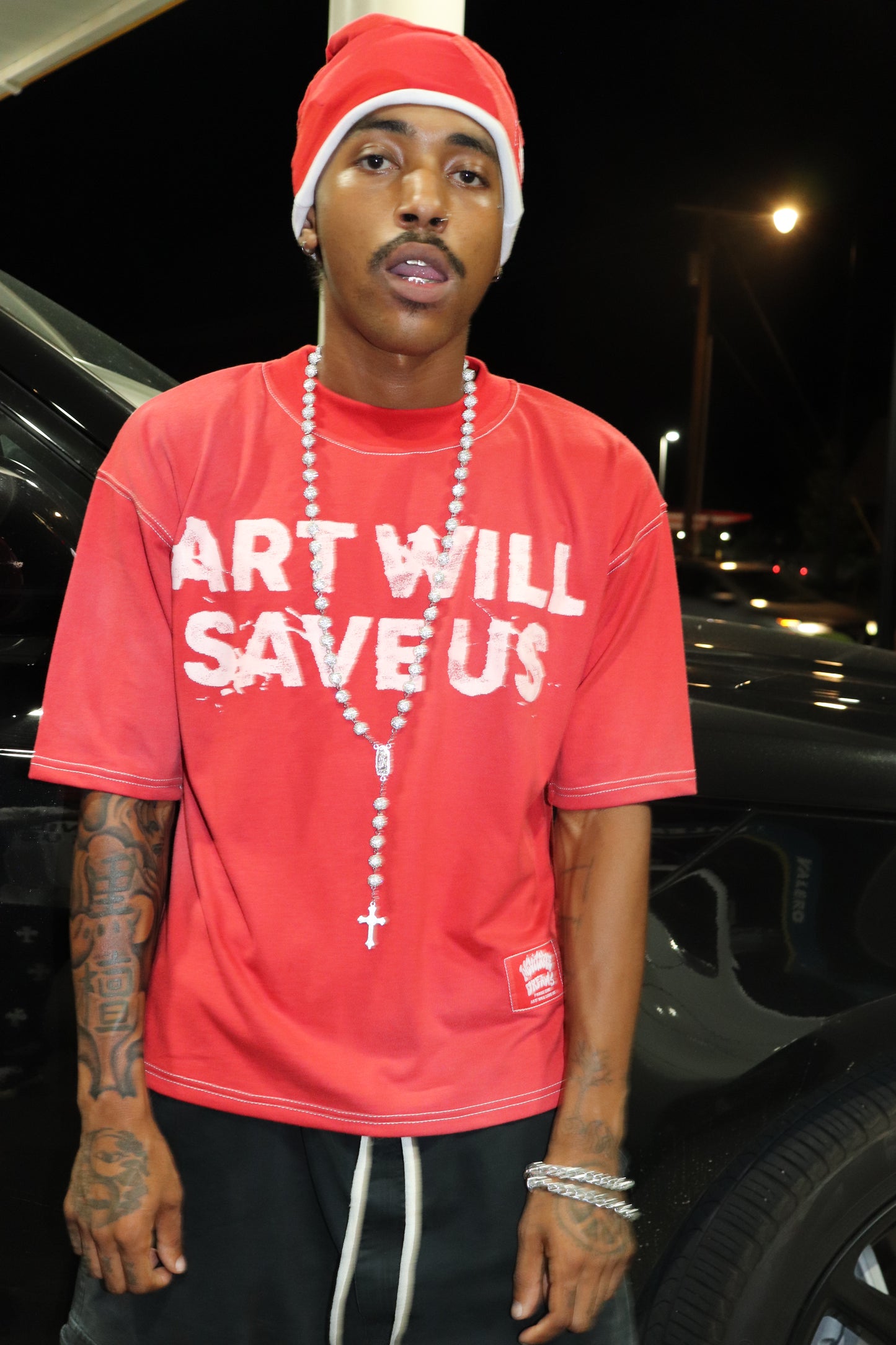"Art Will Save Us" Red