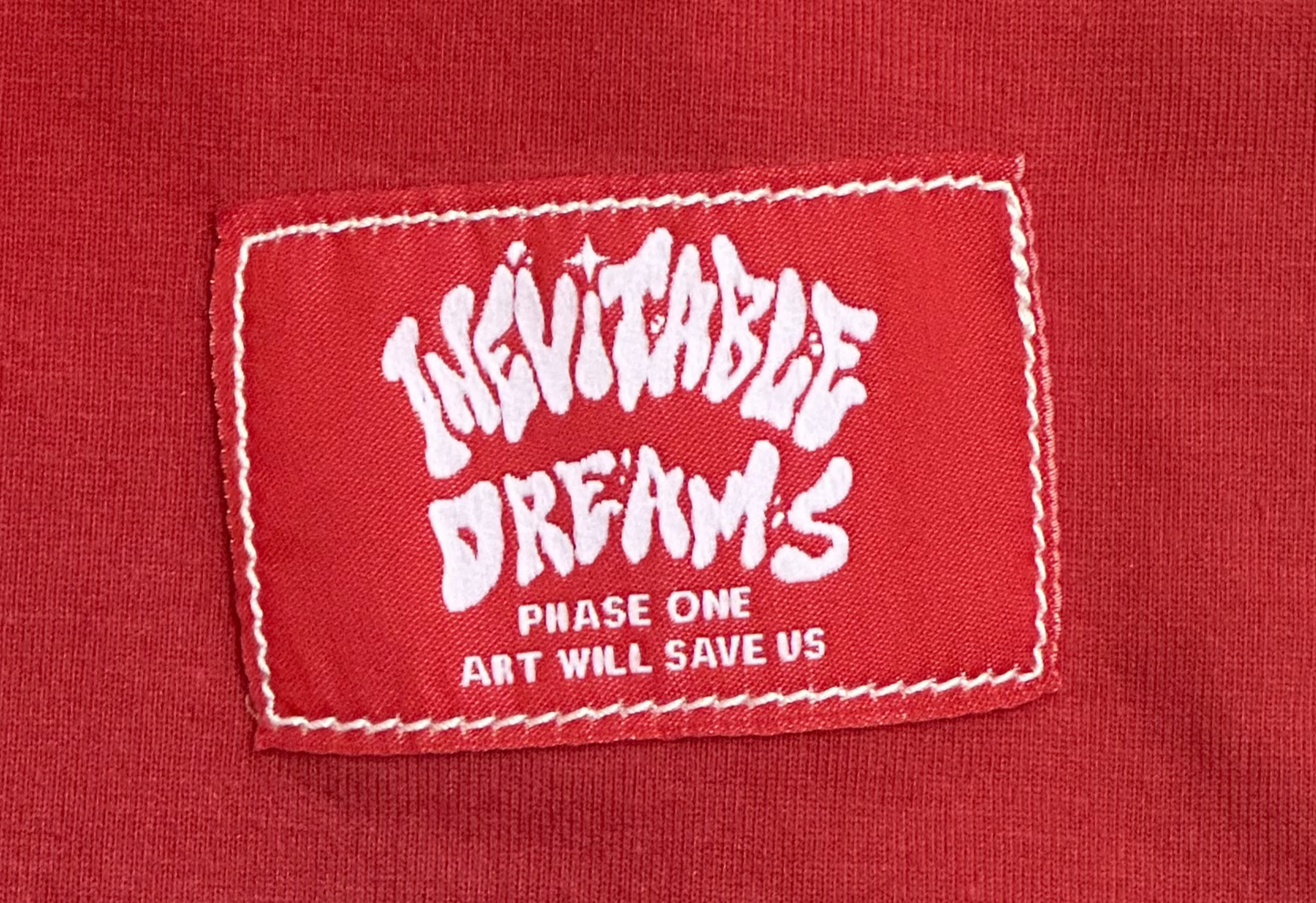 "Art Will Save Us" Red