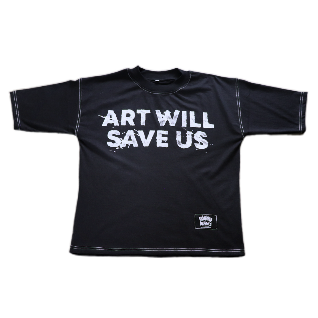 "Art Will Save Us" Black