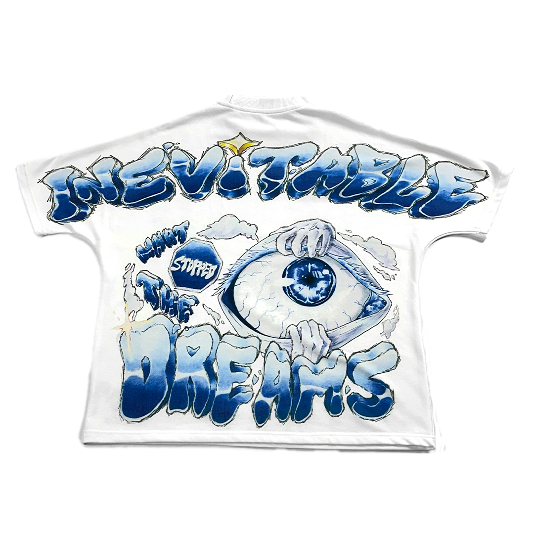"What Stopped The Dreams" Sky Blue