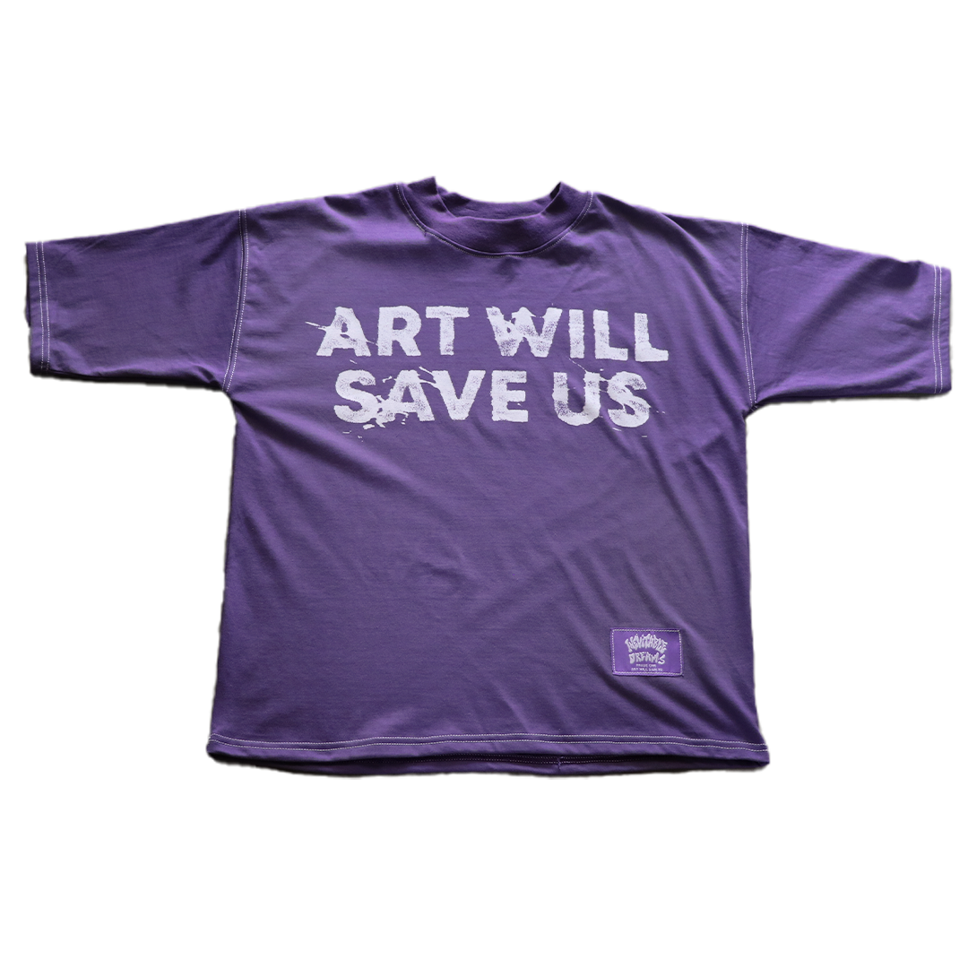"Art Will Save Us" Purple