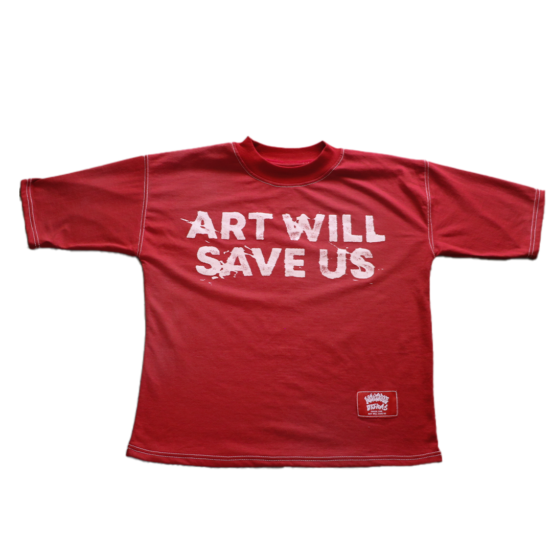 "Art Will Save Us" Red