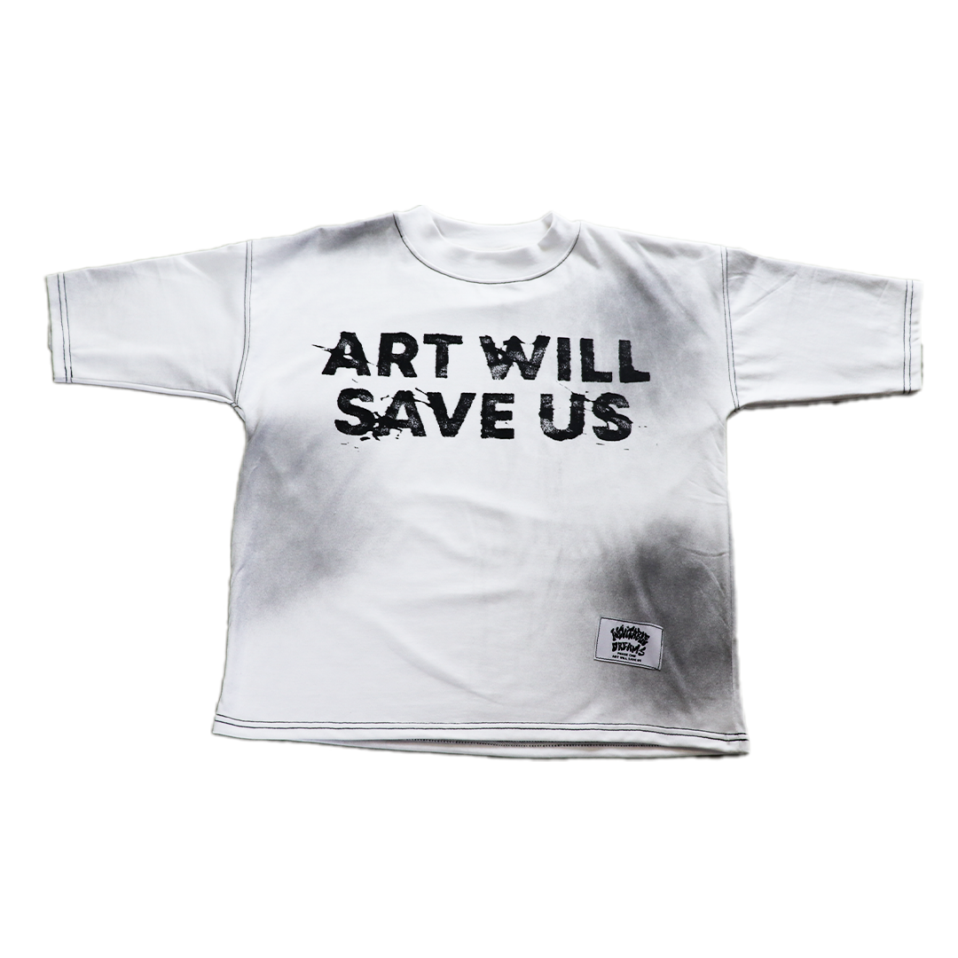 "Art Will Save Us" White